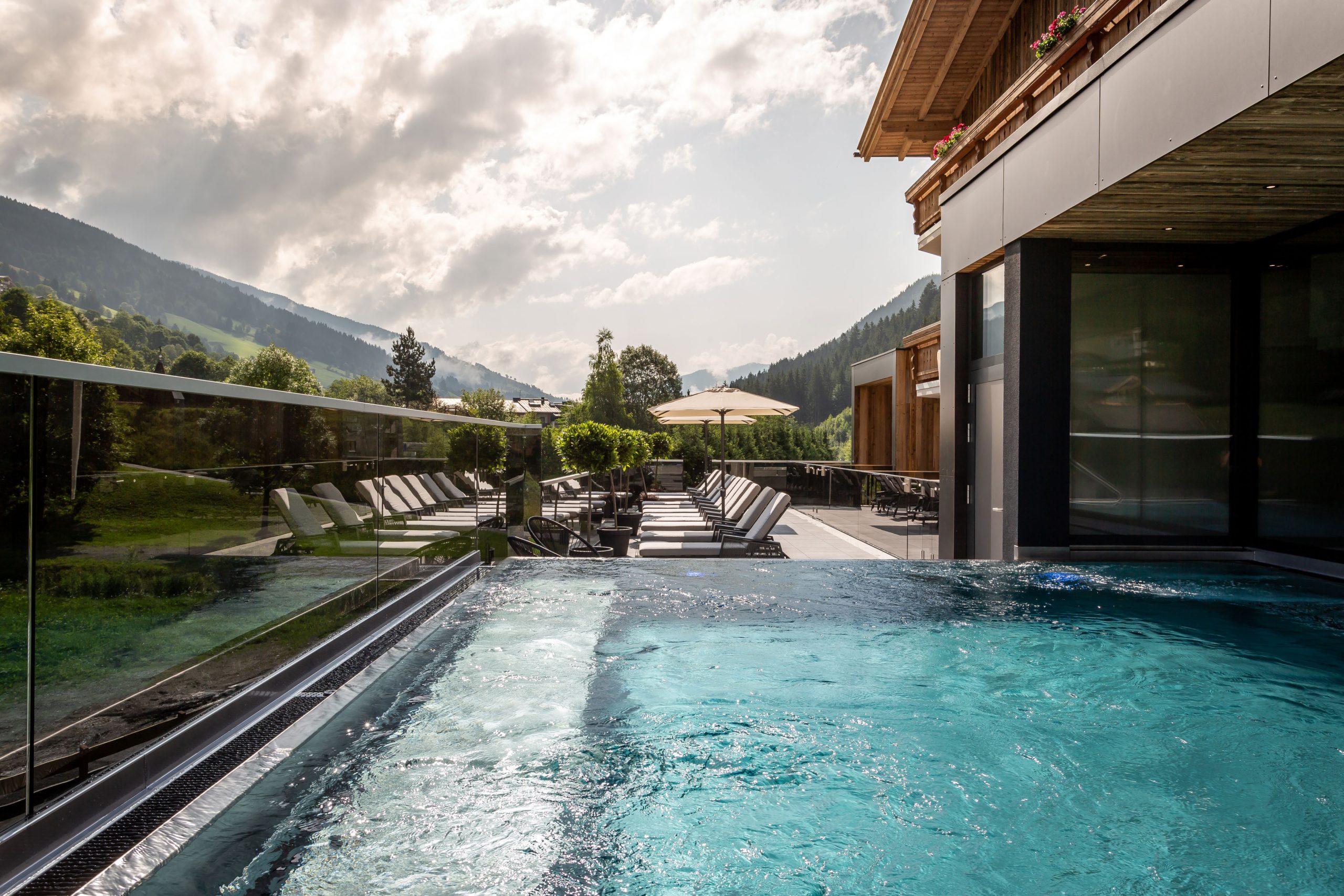 Hotel Gappmaier in Saalbach / Pool & Lounge by Gappmaier Design